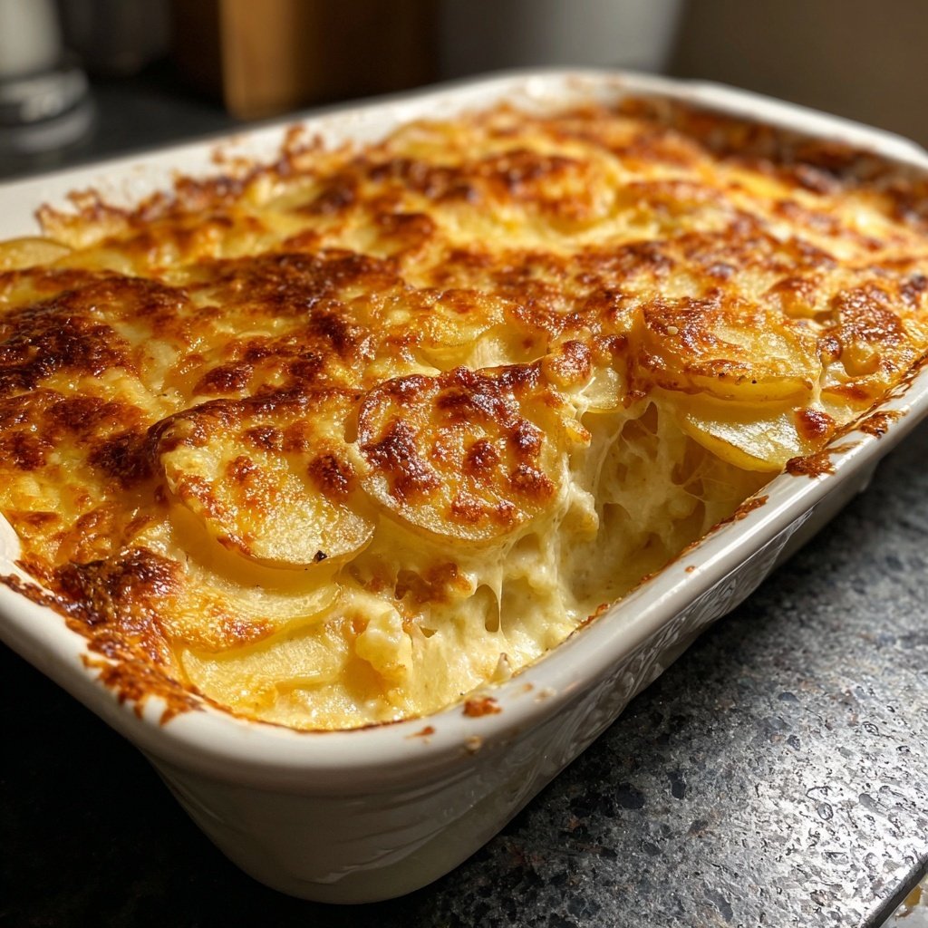 Kartoffelgratin mit Sahne